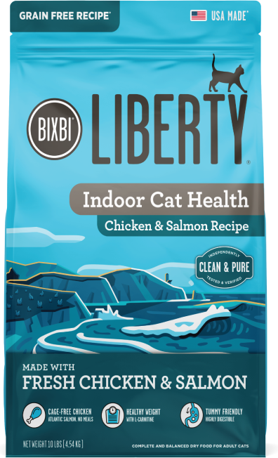 BIXBI Liberty - Indoor Cat Health Chicken & Salmon Recipe